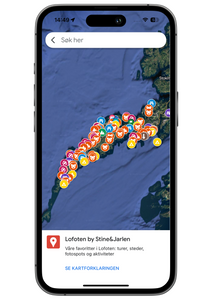 Lofoten Guide Kart (Norsk)