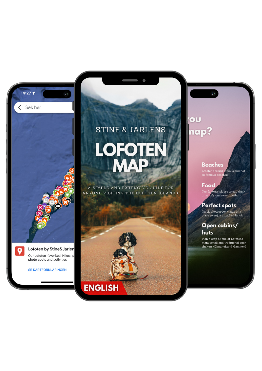 Lofoten Guide Map (English)